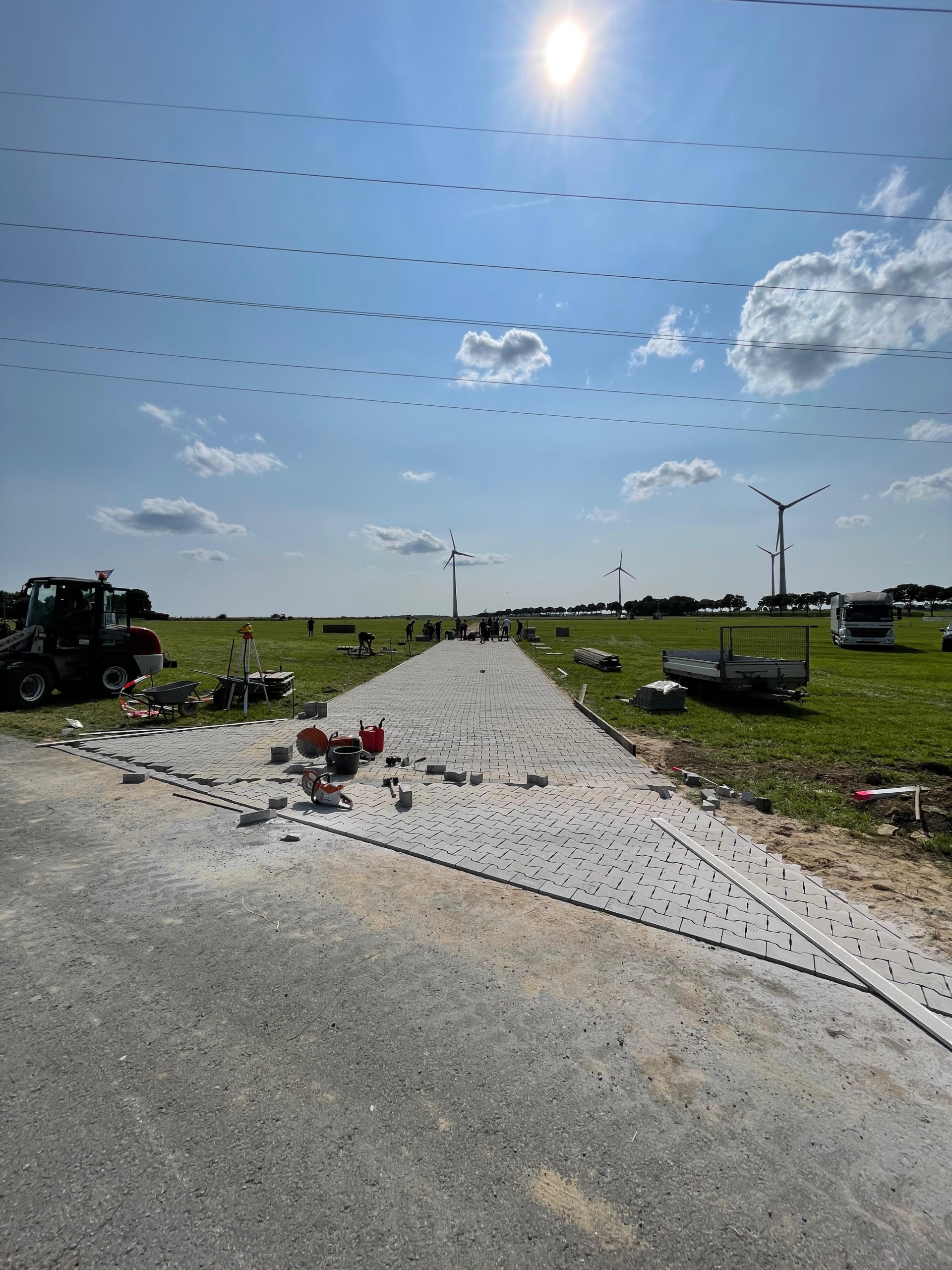 Die ersten Meter zum Festzelt…